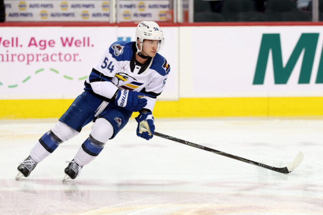 Gavin Brindley makes his debut for the Eagles against Calgary.